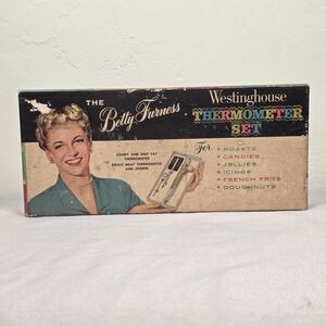 Vintage Betty Furness Westinghouse Thermometer Set Tru-Temp w Box